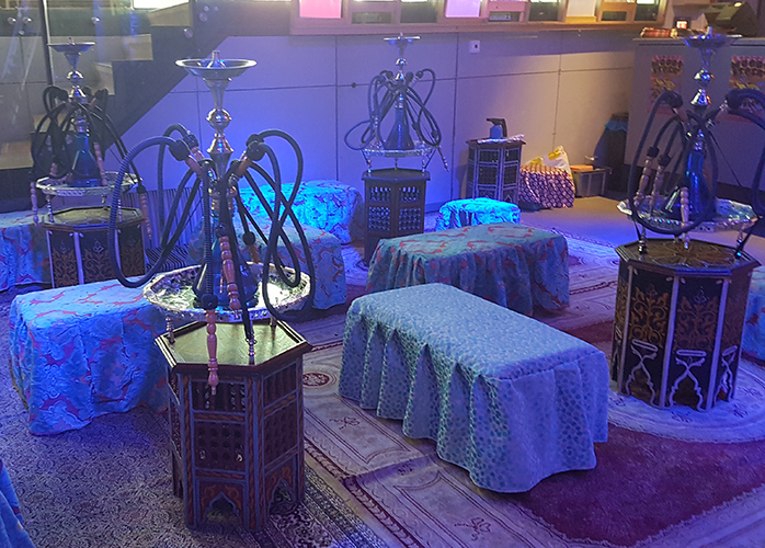 Alladin thema feest markt