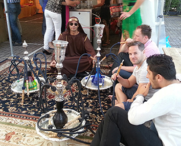 Ontspannen in de shisha lounge