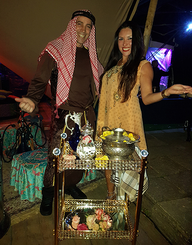 Thema feest Abu Dhabi