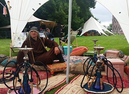 Typisch Turkse schoenenpoetser