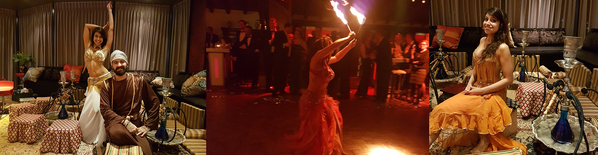 Alladin thema feest markt