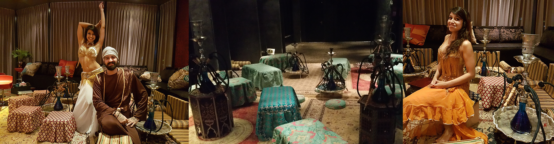 Alladin thema feest met meerdere buikdanseressen