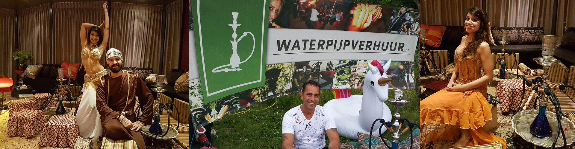 Alladin thema feest met slangendansers